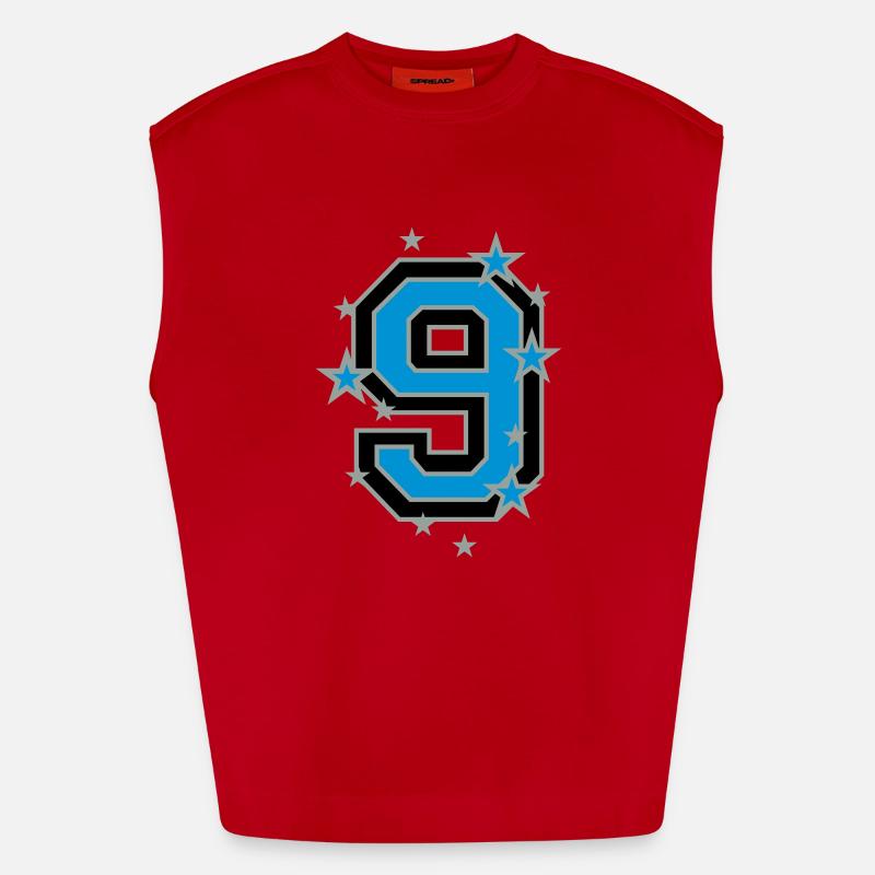 Le numéro 9 Débardeur bio épais oversize fabriqué en UE