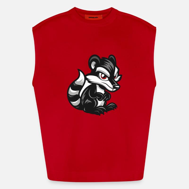 mouffette Débardeur bio épais oversize fabriqué en UE