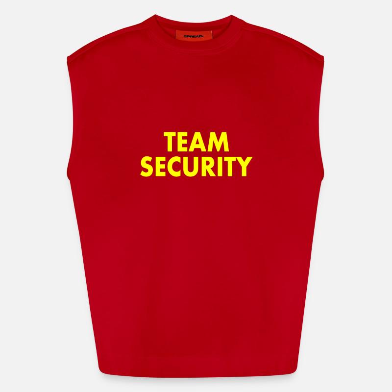 Team security Heavyweight Oversized Organic Tank Top Made in EU