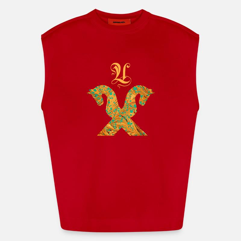 Pignon pour chevaux E 95 U Débardeur bio épais oversize fabriqué en UE