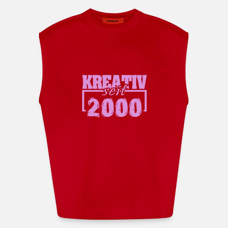 2000 2000 Débardeur bio épais oversize fabriqué en UE