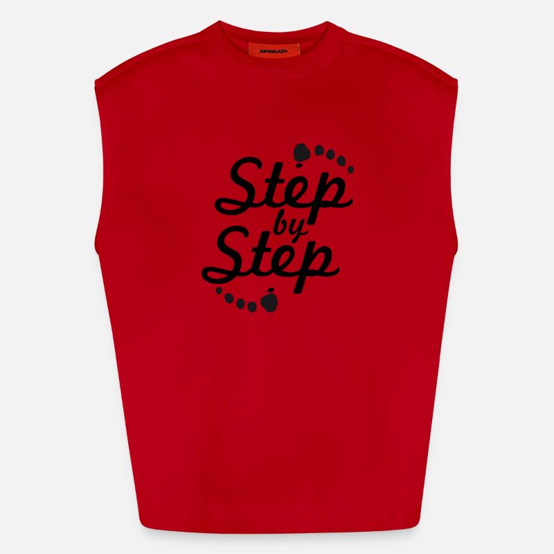 step by step 2 Débardeur bio épais oversize fabriqué en UE