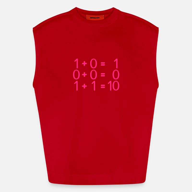 Computer science rules programmers - Heavyweight Oversized Organic Tank Top Made in EU - red