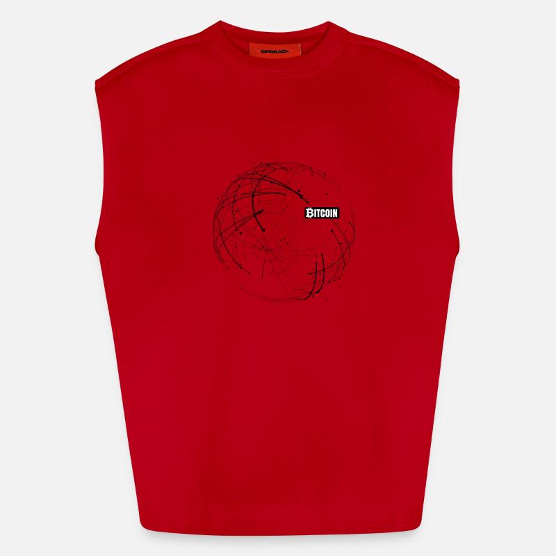 Bitcoin Network Heavyweight Oversized Organic Tank Top Made in EU
