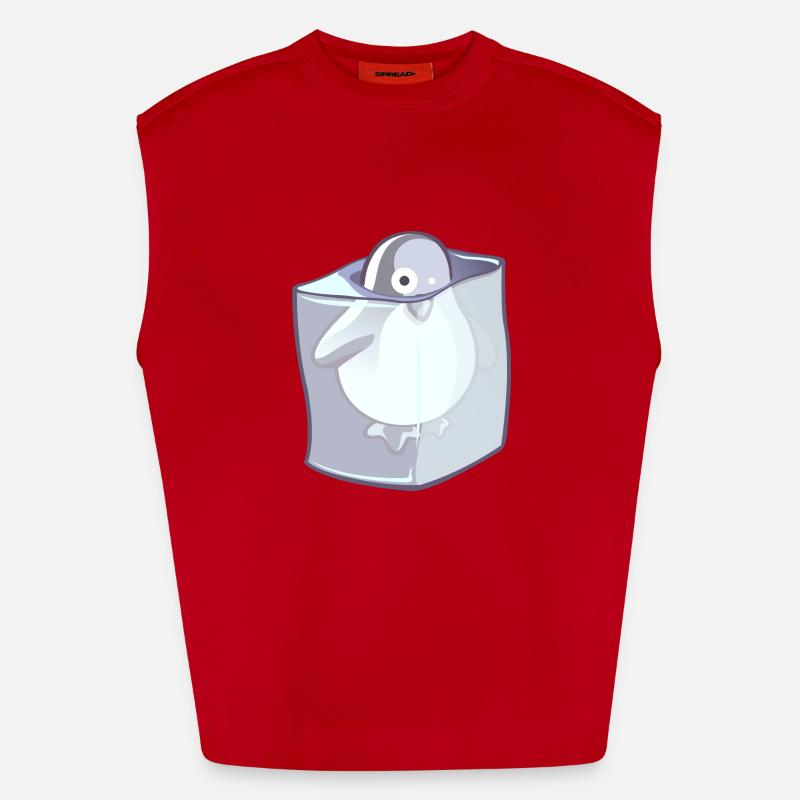 pingouin hyper Débardeur bio épais oversize fabriqué en UE