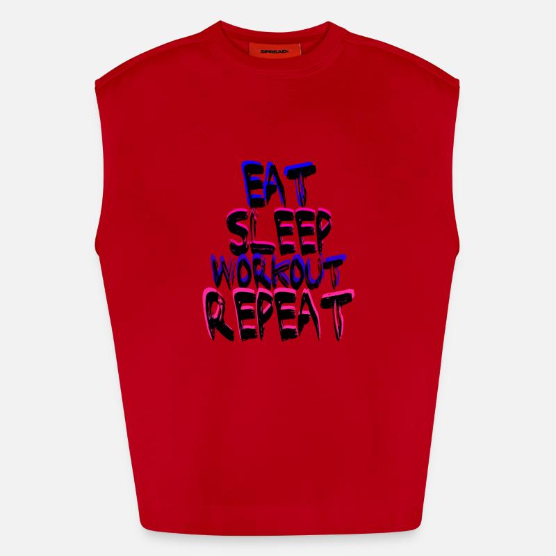 Workout Débardeur bio épais oversize fabriqué en UE