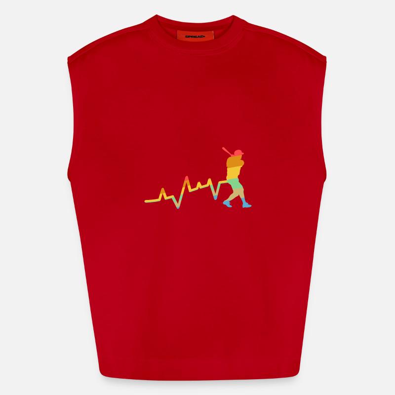 Baseballspieler Evolution Baseball Heavyweight Oversized Organic Tank Top Made in EU