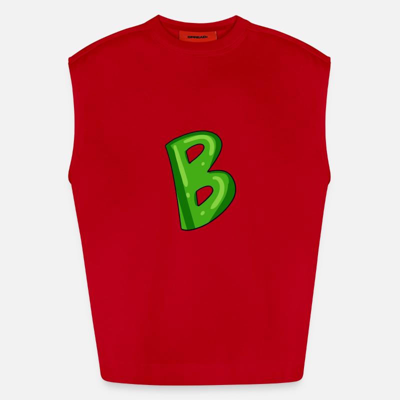 B Débardeur bio épais oversize fabriqué en UE