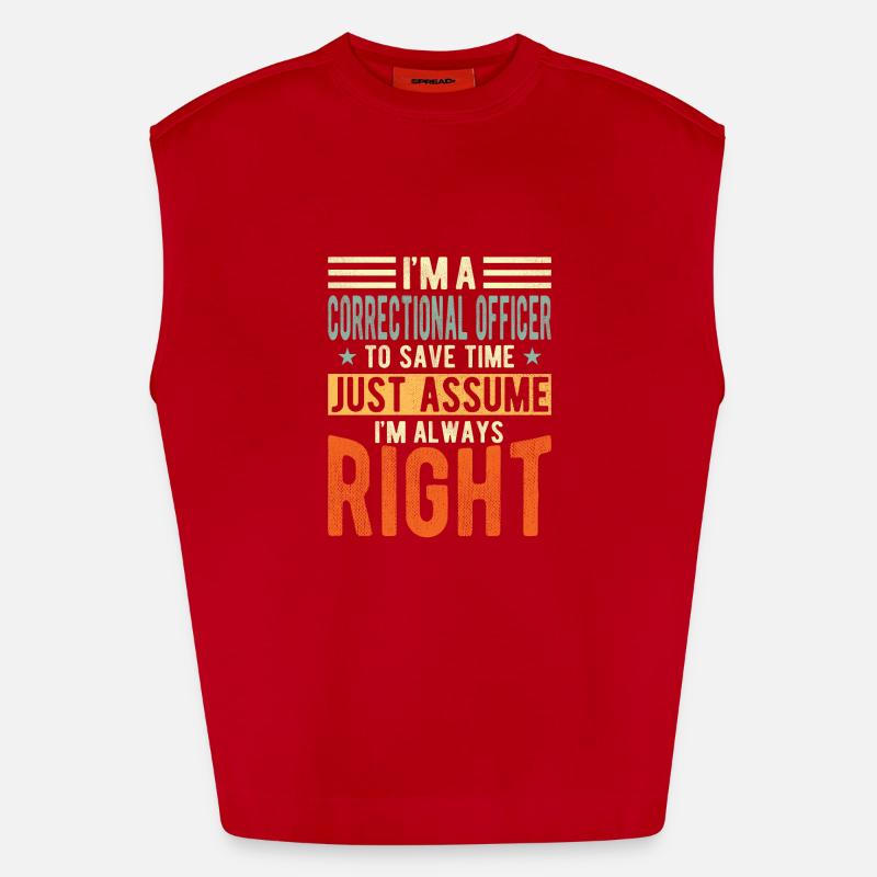 Agent d’application de la loi Débardeur bio épais oversize fabriqué en UE