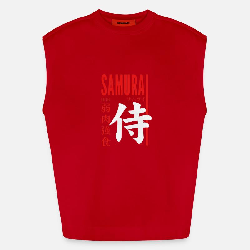 Samurai Master Heavyweight Oversized Organic Tank Top Made in EU