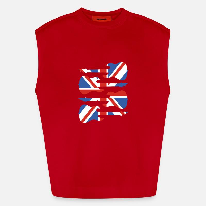 Angleterre Débardeur bio épais oversize fabriqué en UE