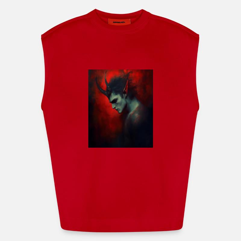 Devil Heavyweight Oversized Organic Tank Top Made in EU