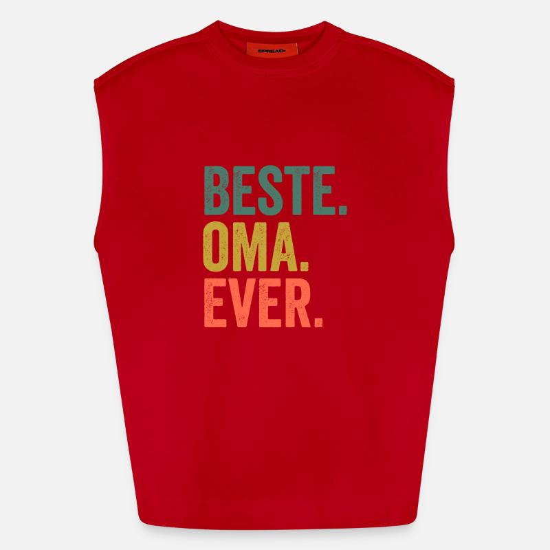 Großmutter Oma Heavyweight Oversized Organic Tank Top Made in EU