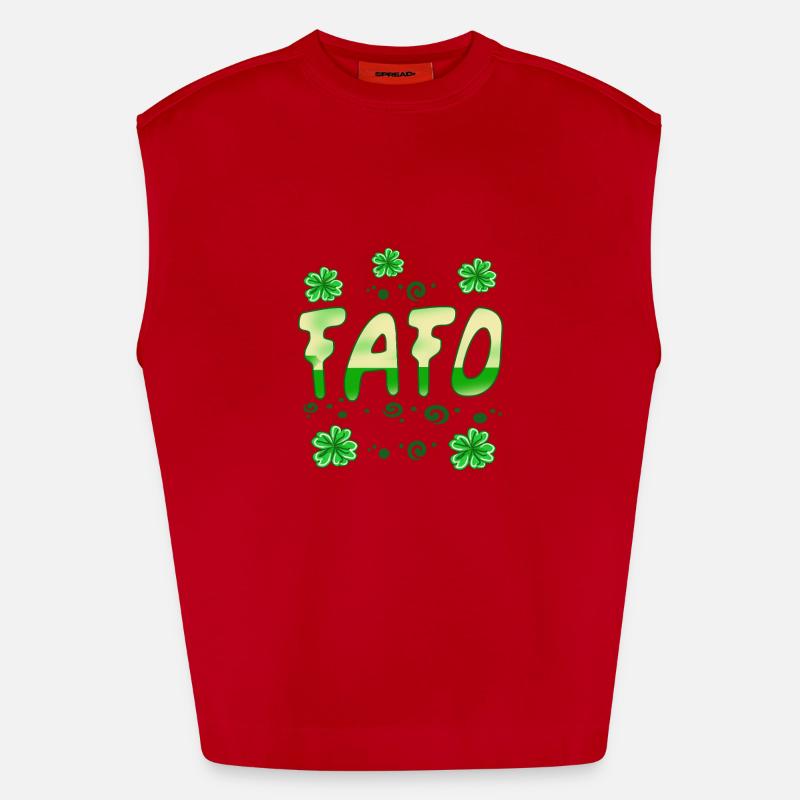 Fafo la Saint-Patrick Débardeur bio épais oversize fabriqué en UE