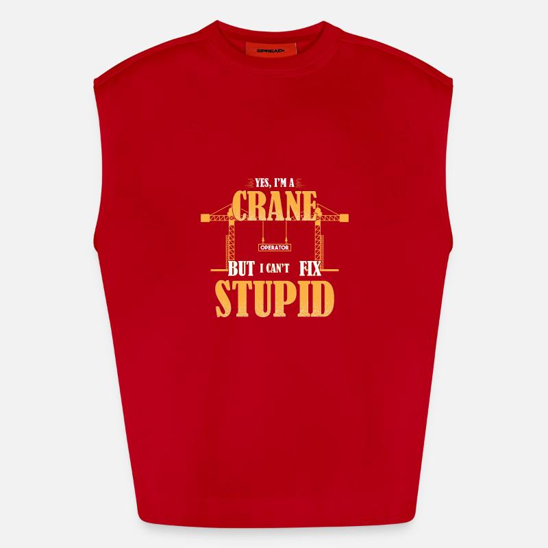 Grue Débardeur bio épais oversize fabriqué en UE