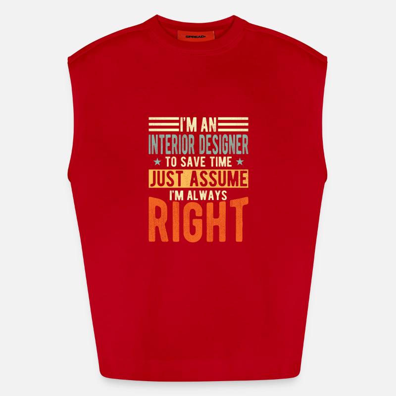 Architecte Débardeur bio épais oversize fabriqué en UE