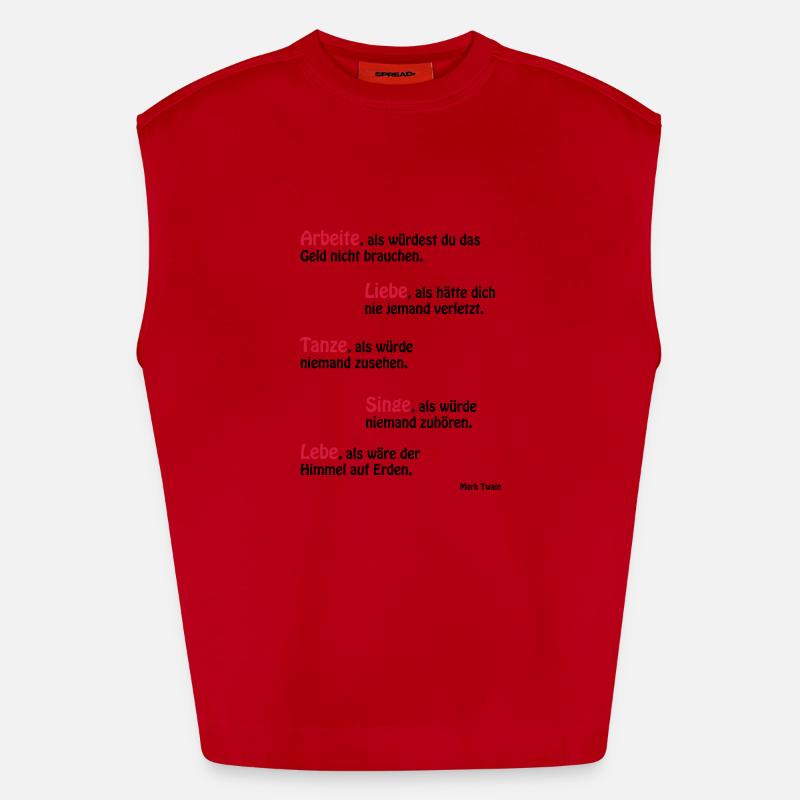 Mark Twain Heavyweight Oversized Organic Tank Top Made in EU