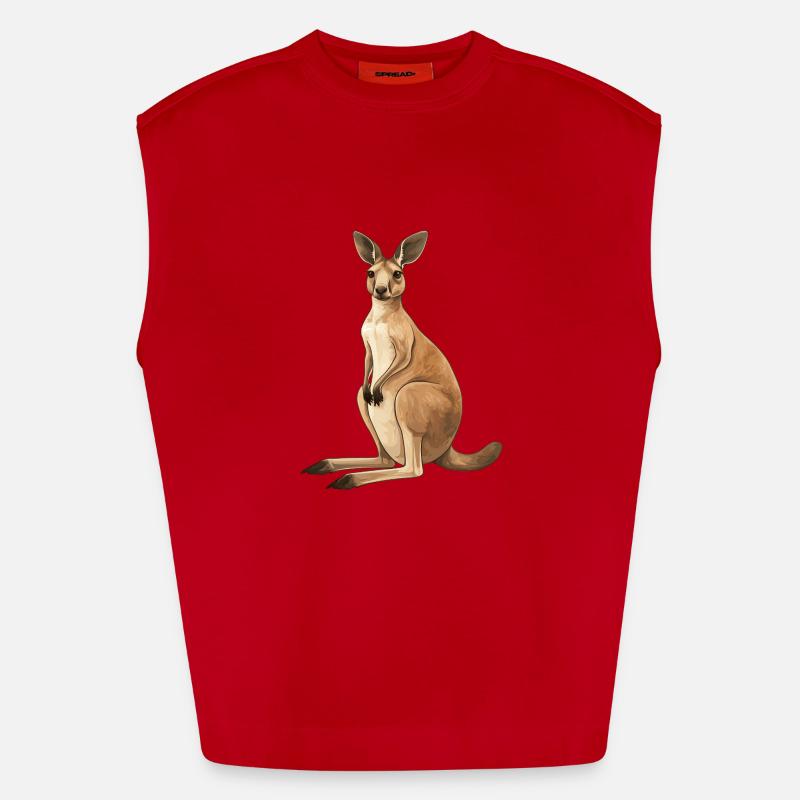 Kangaroo Heavyweight Oversized Organic Tank Top Made in EU