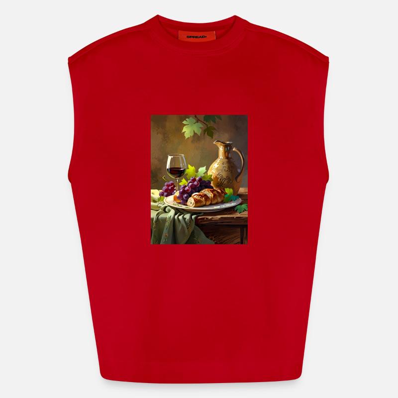 Rustic Elegance Heavyweight Oversized Organic Tank Top Made in EU