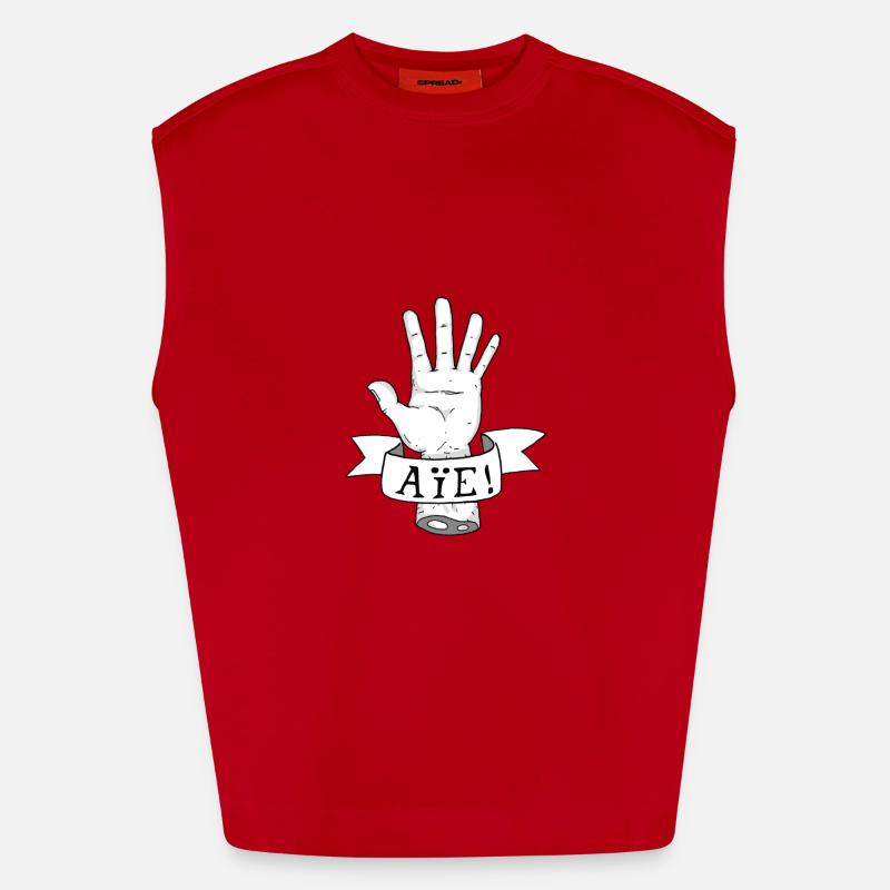 Traduction approximative #6 Débardeur bio épais oversize fabriqué en UE