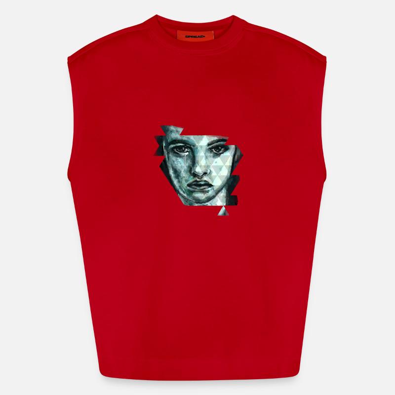 face Débardeur bio épais oversize fabriqué en UE