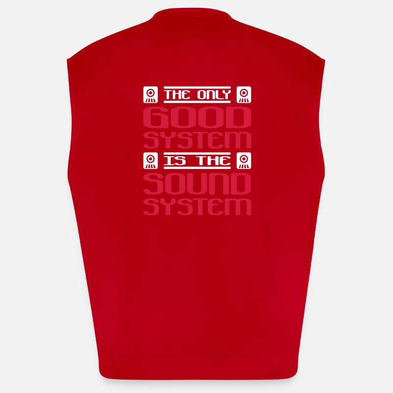 le seul bon système est le système sonore Débardeur bio épais oversize fabriqué en UE