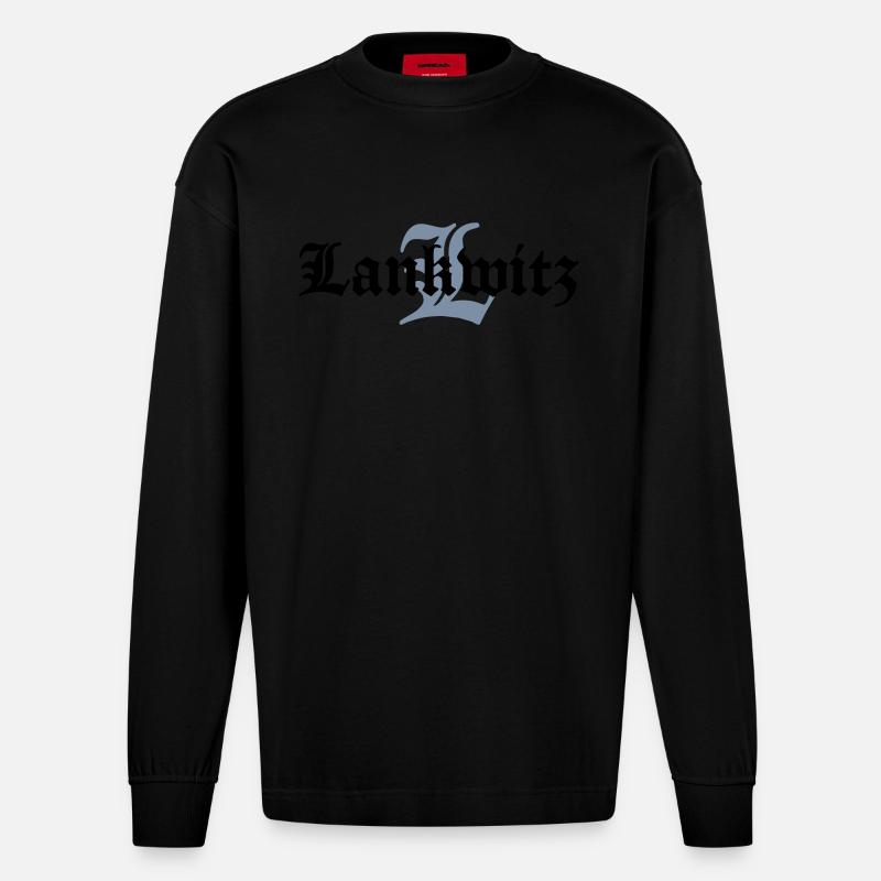 lankwitz - Heavyweight Oversized Organic Langarmshirt Made in EU - SOLID BLACK