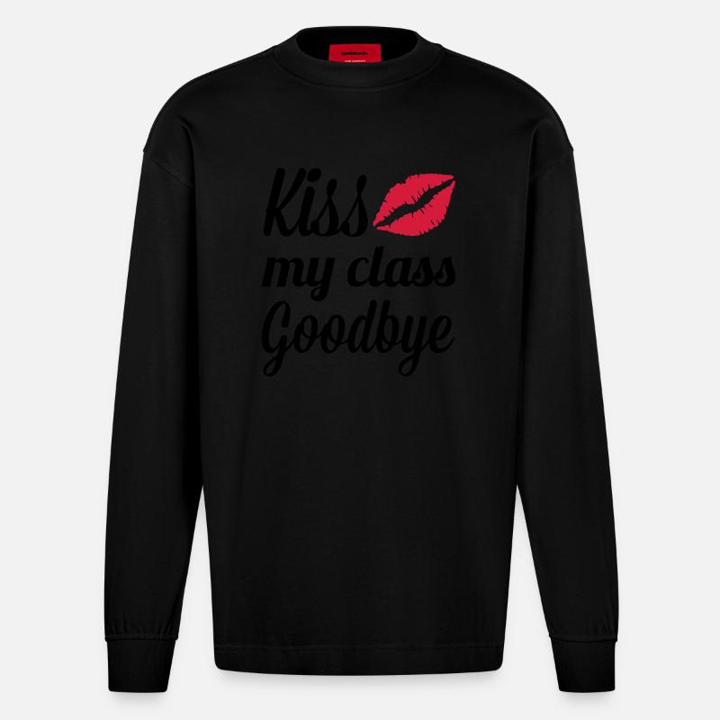 Class - Heavyweight Oversized Organic Langarmshirt Made in EU - SOLID BLACK