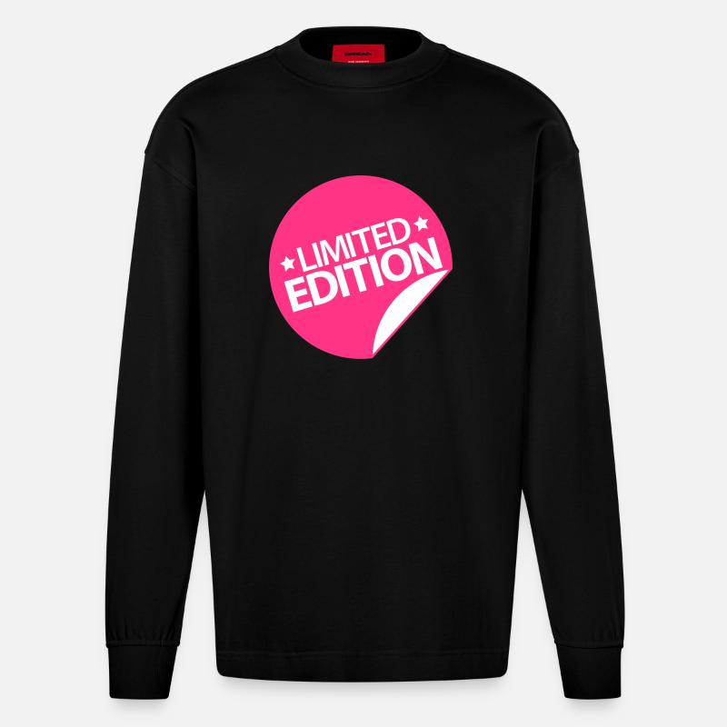 limited_edition_1f2 - Manches longues bio épais oversize fabriqué en UE - SOLID BLACK