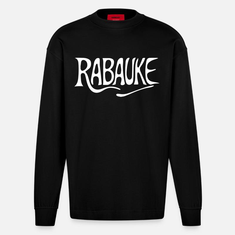 Rabauke - Heavyweight Oversized Organic Langarmshirt Made in EU - SOLID BLACK