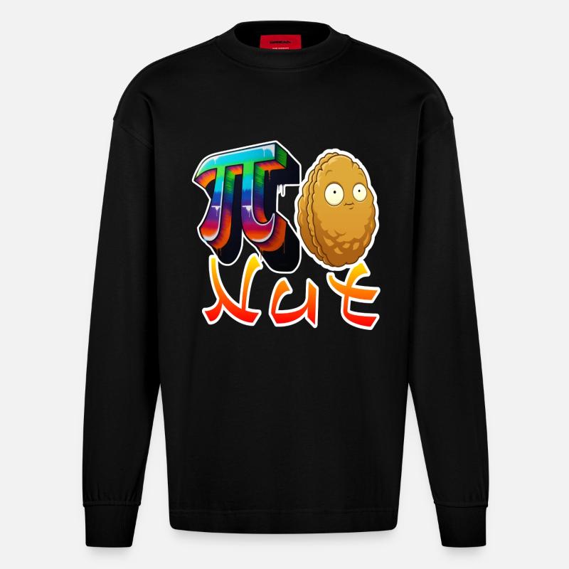 PNut - Heavyweight Oversized Organic Langarmshirt Made in EU - SOLID BLACK