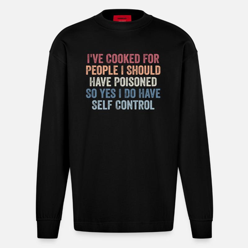 Komisch - Heavyweight Oversized Organic Langarmshirt Made in EU - SOLID BLACK