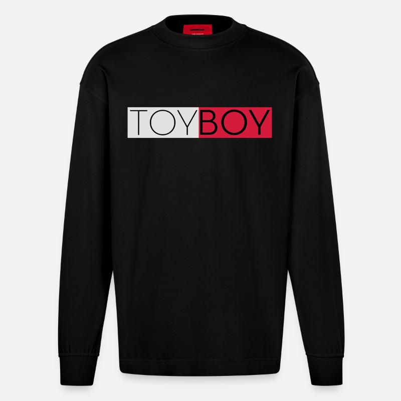 ToyBoy2 - Heavyweight Oversized Organic Langarmshirt Made in EU - SOLID BLACK