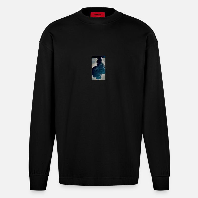 9c9c1363dd06c57336cf2d674c37da54 - Heavyweight Oversized Organic Langarmshirt Made in EU - SOLID BLACK