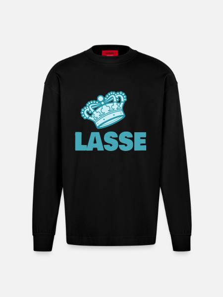 Partir - Manches longues bio épais oversize fabriqué en UE - SOLID BLACK