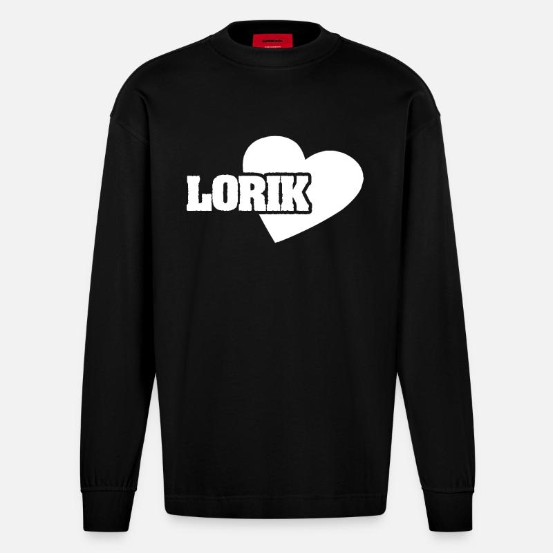 Lorik - Heavyweight Oversized Organic Langarmshirt Made in EU - SOLID BLACK