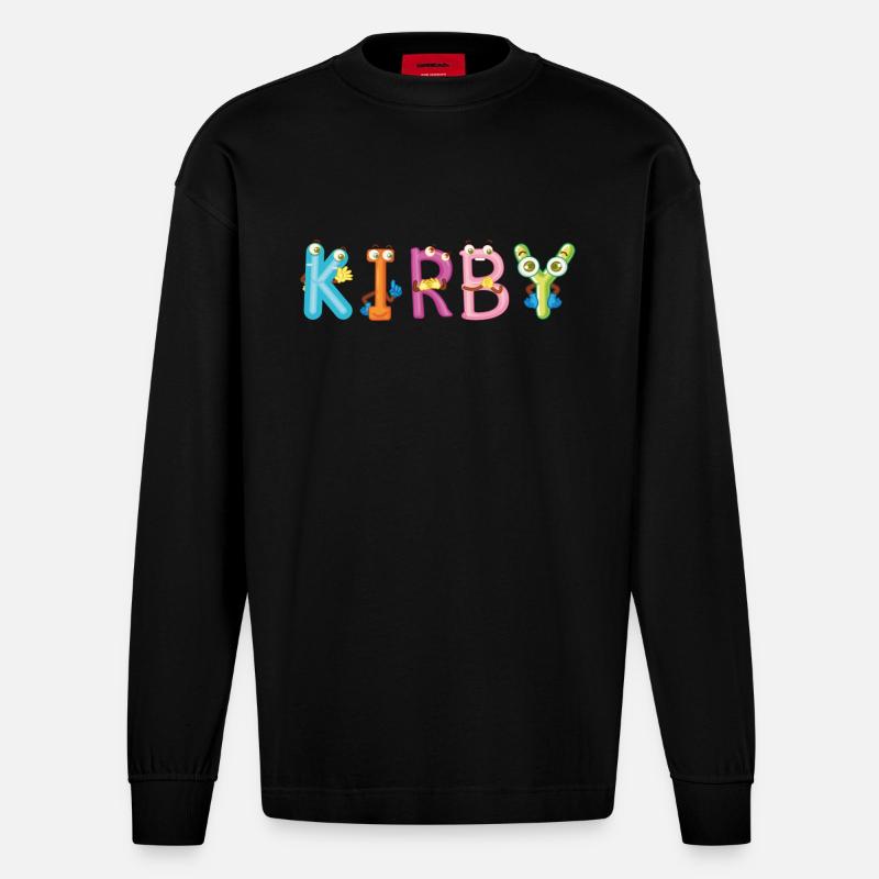 Kirby - Heavyweight Oversized Organic Langarmshirt Made in EU - SOLID BLACK