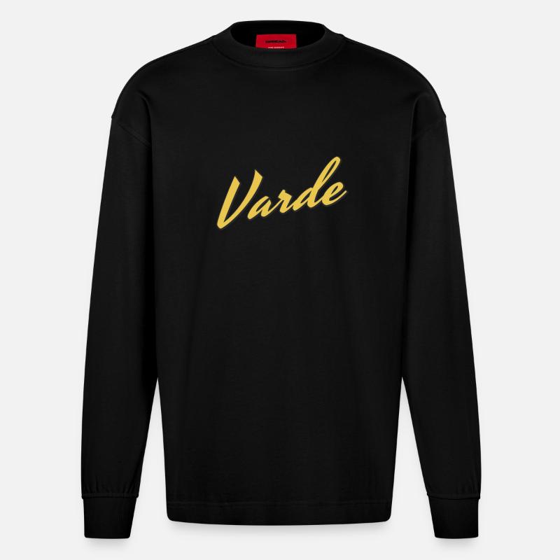 Varde - Heavyweight Oversized Organic Langarmshirt Made in EU - SOLID BLACK