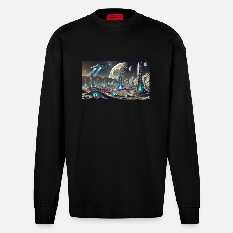 2F964662 0990 4566 ADFB CA4AD4A26B8F - Heavyweight Oversized Organic Langarmshirt Made in EU - SOLID BLACK