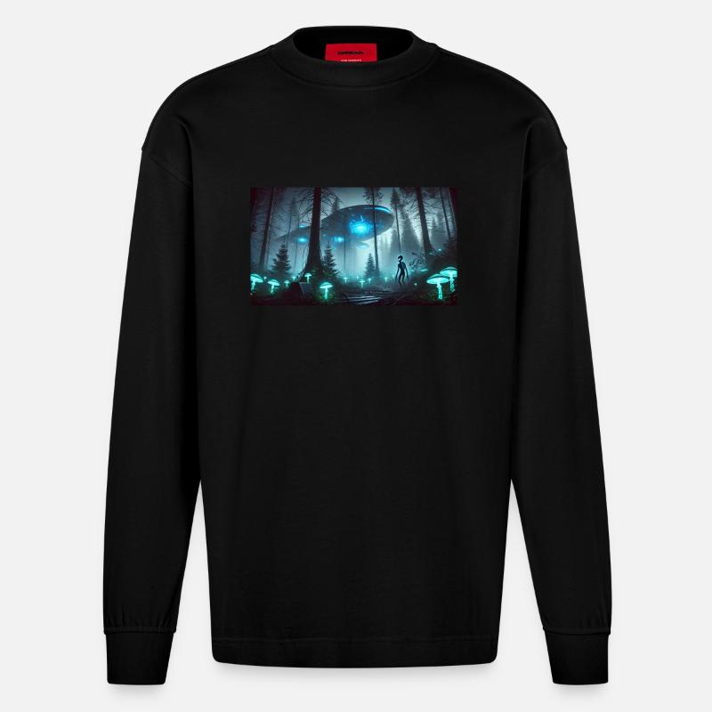 DC60B654 E4B5 48B1 872E EBB088AFF025 - Heavyweight Oversized Organic Langarmshirt Made in EU - SOLID BLACK