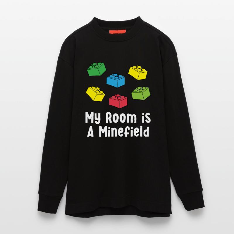 Brick Builder Brick Building Master Builder Heavyweight Oversized Organic Longsleeve Shirt Made in EU