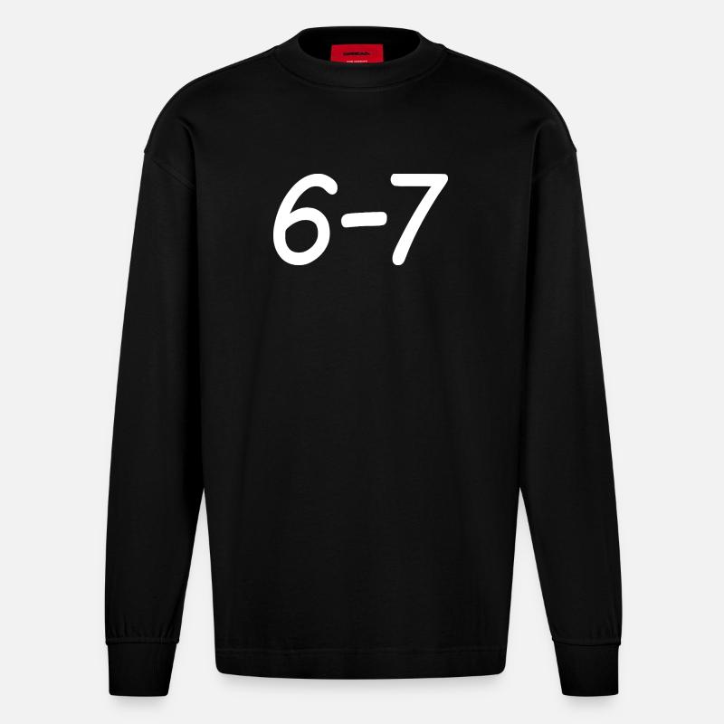 67 - Heavyweight Oversized Organic Langarmshirt Made in EU - SOLID BLACK