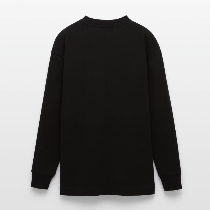 Capslock Rage Mode – Wütender Pixel-Nerd Heavyweight Oversized Organic Langarmshirt Made in EU