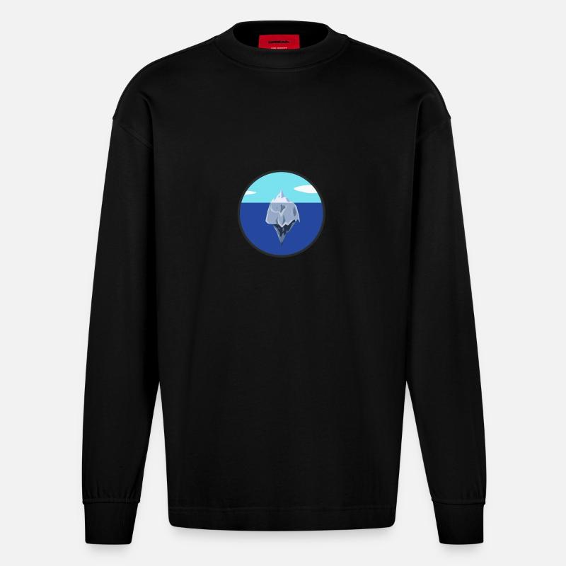 Thechillmethode - Heavyweight Oversized Organic Langarmshirt Made in EU - SOLID BLACK