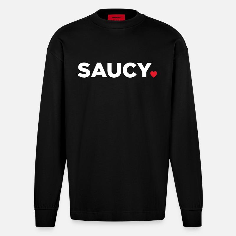 Frech - Heavyweight Oversized Organic Langarmshirt Made in EU - SOLID BLACK