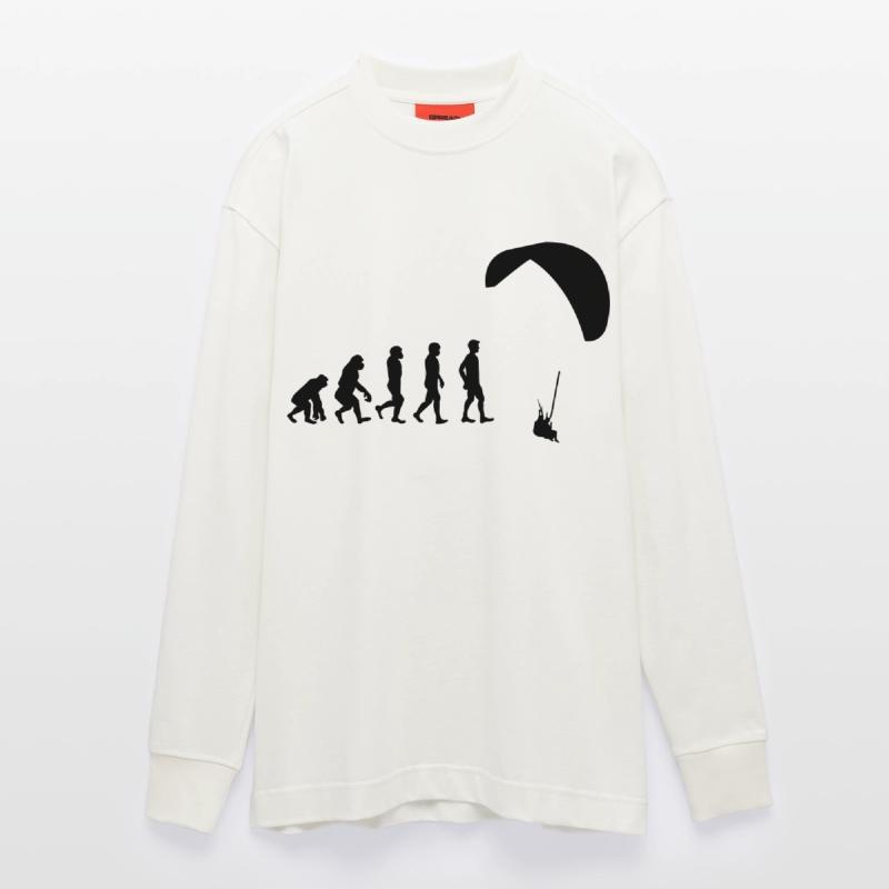Evolution glider Heavyweight Oversized Organic Longsleeve Shirt Made in EU
