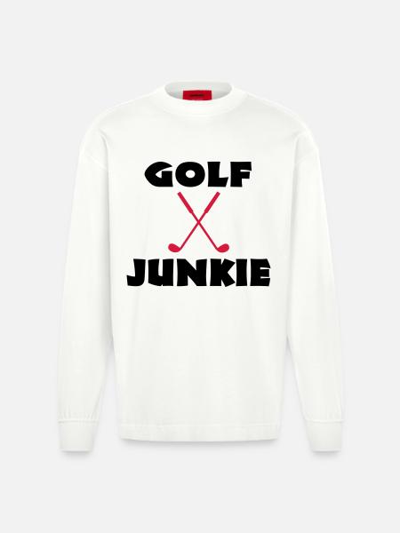 golf - Heavyweight Oversized Organic Longsleeve Shirt Made in EU - OFF WHITE