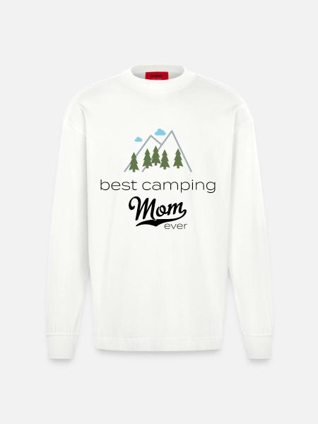 camper - Heavyweight Oversized Organic Longsleeve Shirt Made in EU - OFF WHITE
