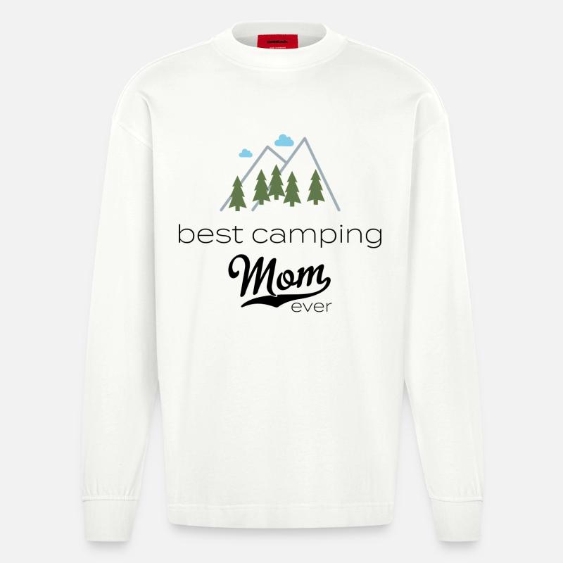 camper - Heavyweight Oversized Organic Longsleeve Shirt Made in EU - OFF WHITE