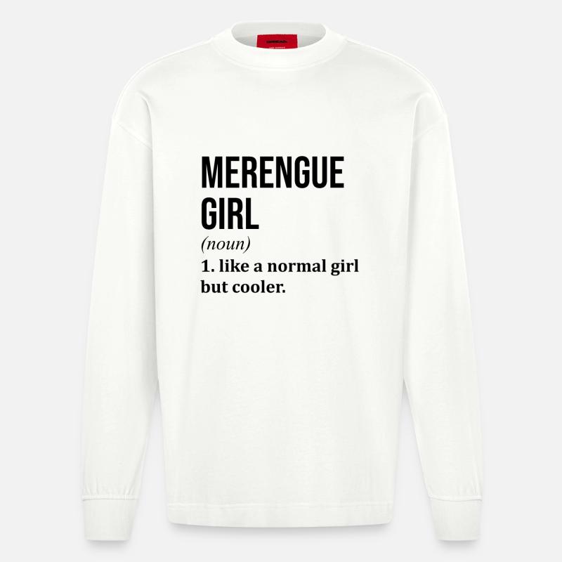 Merengue - Heavyweight Oversized Organic Longsleeve Shirt Made in EU - OFF WHITE